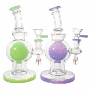 Newest Heady Glass Bong - Showerhead Perc Hookahs Glass Water Pipe