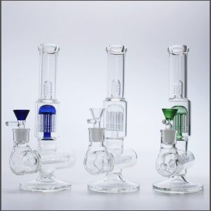 9 Arms Percolator and Inline Diffused Water Bong Oil Rig